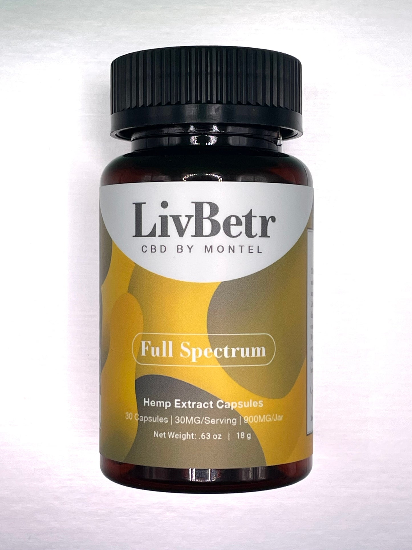 LivBetr CBD Full Spectrum Hemp Extract Capsules