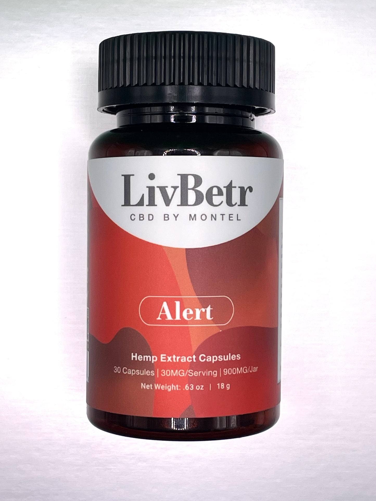 LivBetr Alert Full Spectrum Hemp Extract Capsules