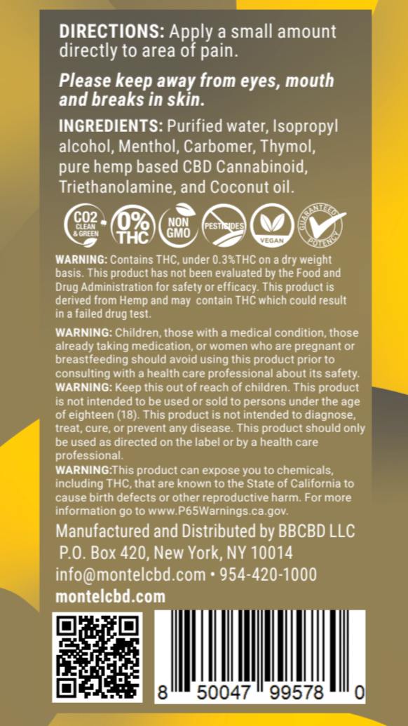 LivBetr Soothe Broad Spectrum CBD Topical Gel