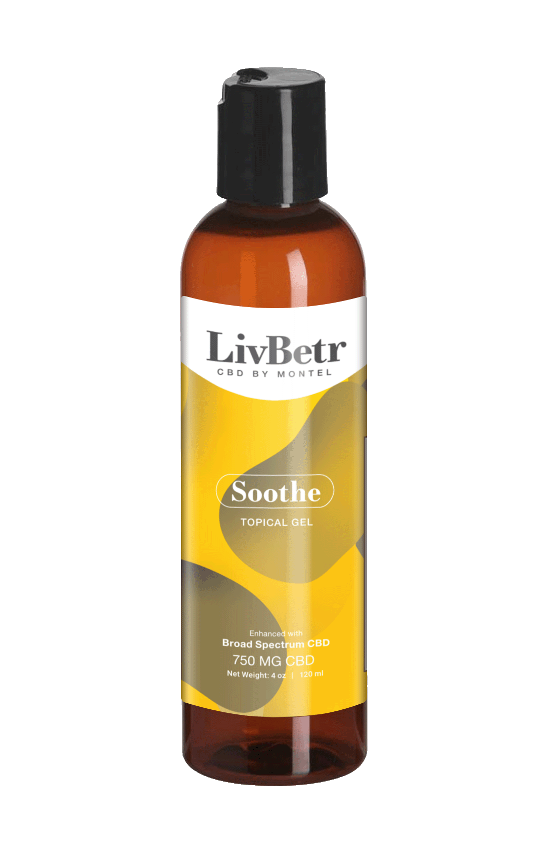 LivBetr Soothe Broad Spectrum CBD Topical Gel