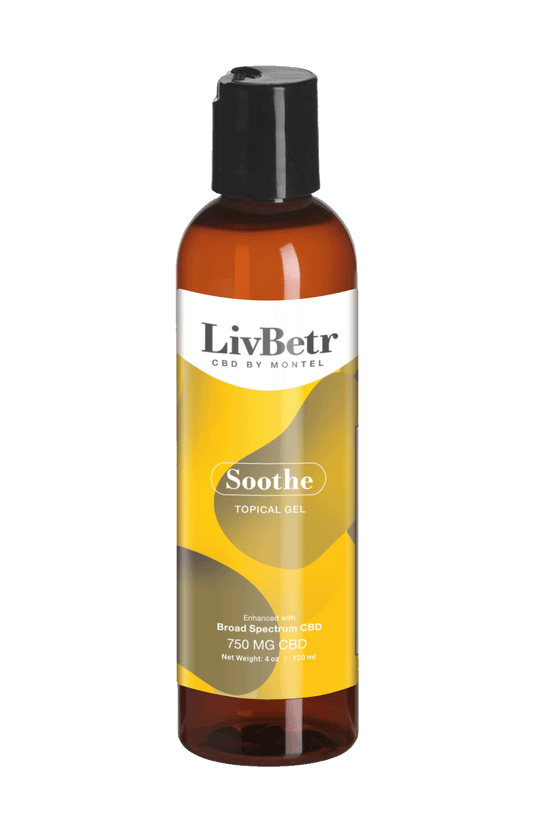 LivBetr Soothe Broad Spectrum CBD Topical Gel